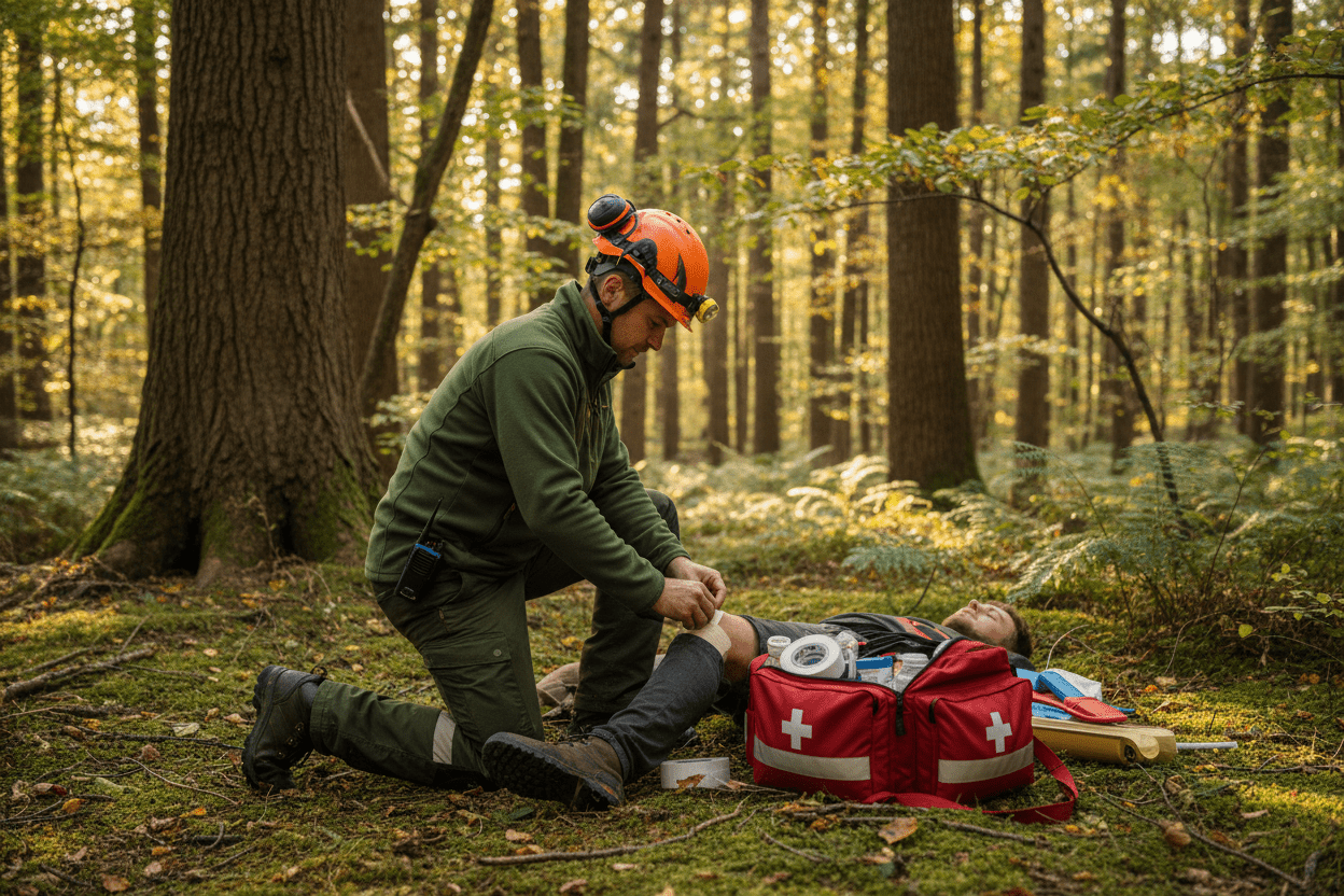 Group Booking - Qualsafe Level 3 Award in Forestry First Aid +F (RQF) - Apex Medical & Rescue